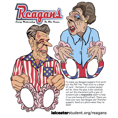 Reagans Finger Puppets